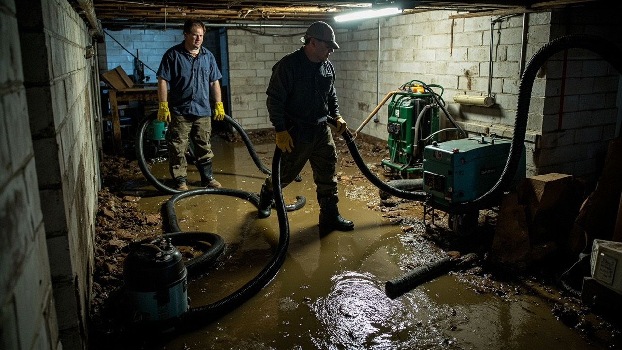 Basement Flood Cleanup in Virginia Beach – Expert Water Extraction and Complete Remediation for Your Home