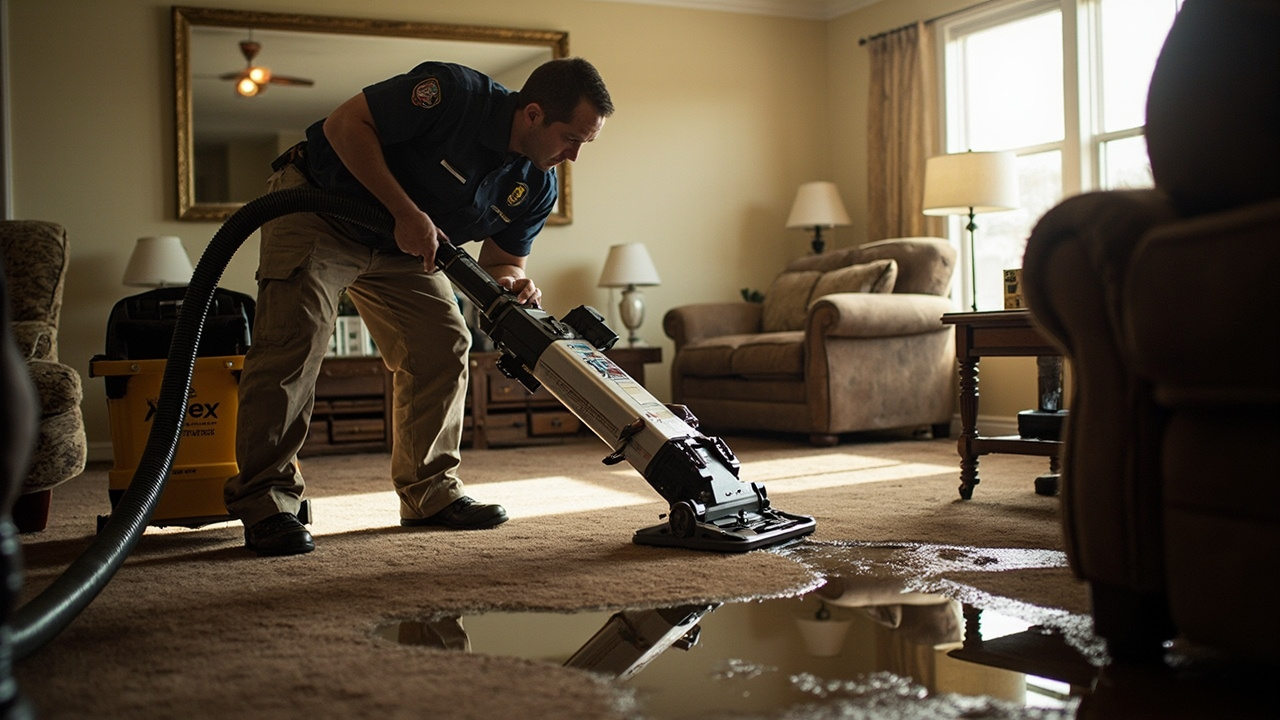Carpet Water Extraction in Virginia Beach – 24/7 Emergency Response and Same-Day Removal