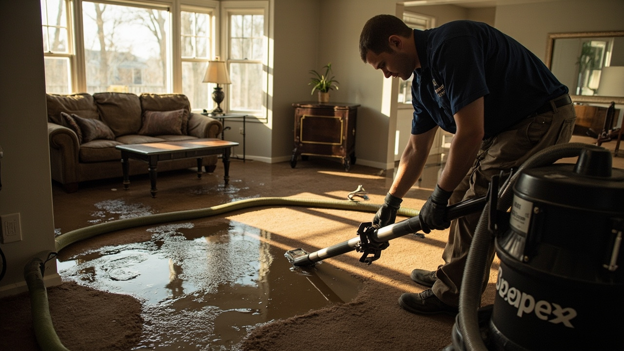 How Professional Carpet Water Extraction Works