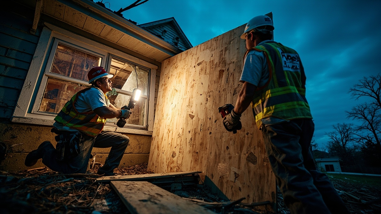 How Professional Emergency Glass Board Up Stops Damage Progression
