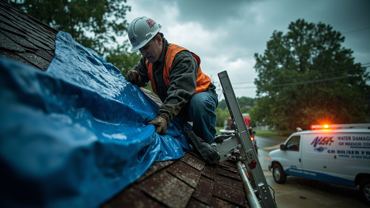 How Professional Tarping Stops Damage Before It Spreads