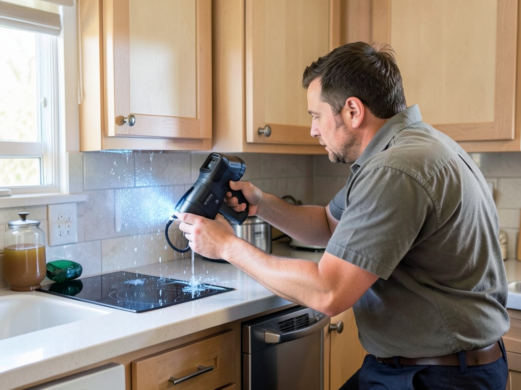 Damage cleanup for icemaker line leaks in the king