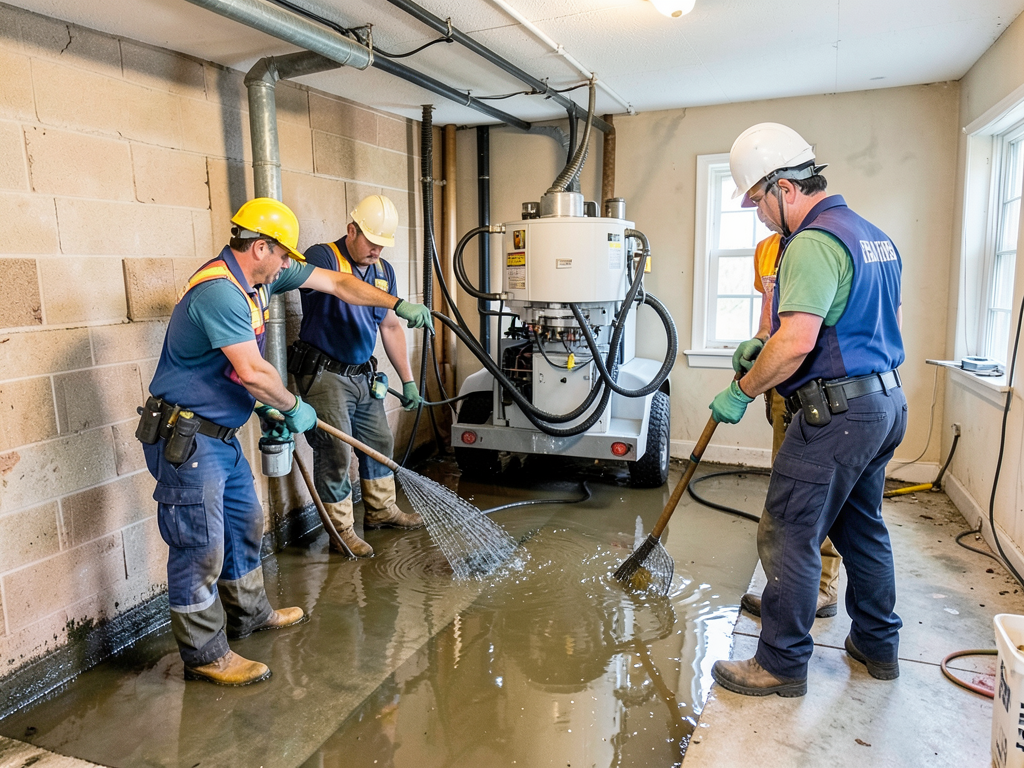 Dealing with a flooded basement in little neck and