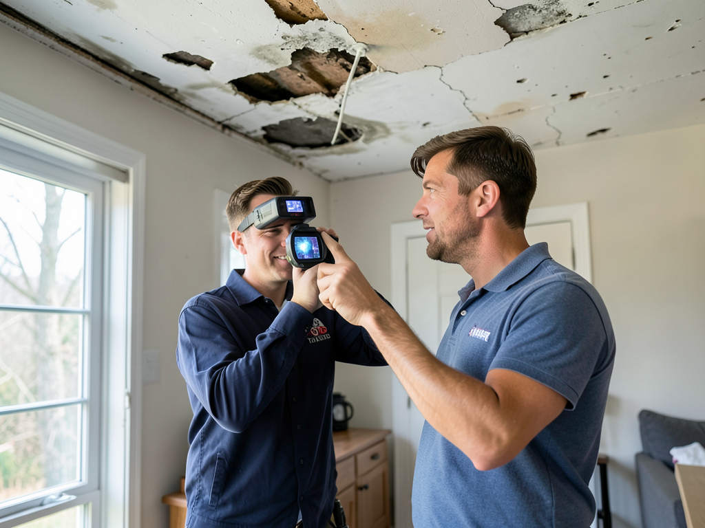 Fixing a leaking ceiling and preventing mold in yo