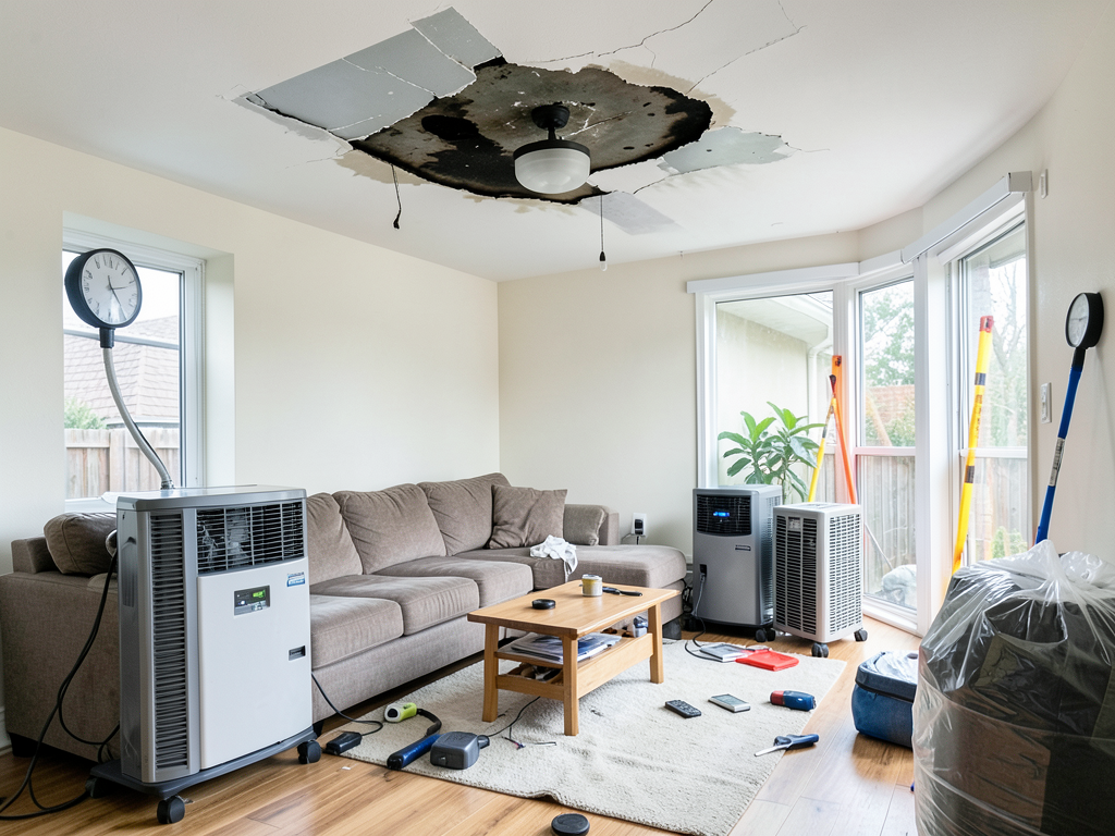 Fixing a Leaking Ceiling and Preventing Mold in Your Red Mill Home
