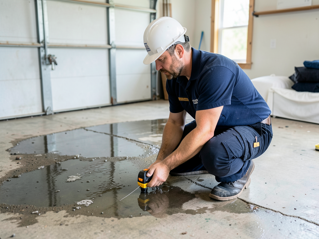 How to handle a flooded garage in point o view aft