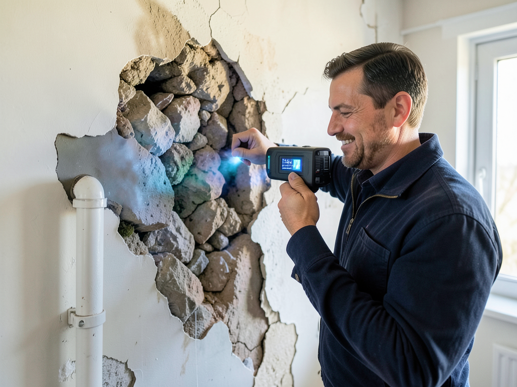 Immediate steps for a burst pipe repair in the hil