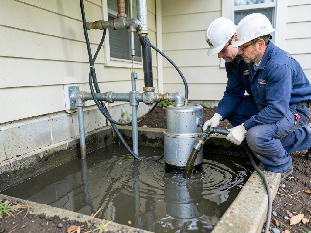 Removing standing water from your pungo area crawl